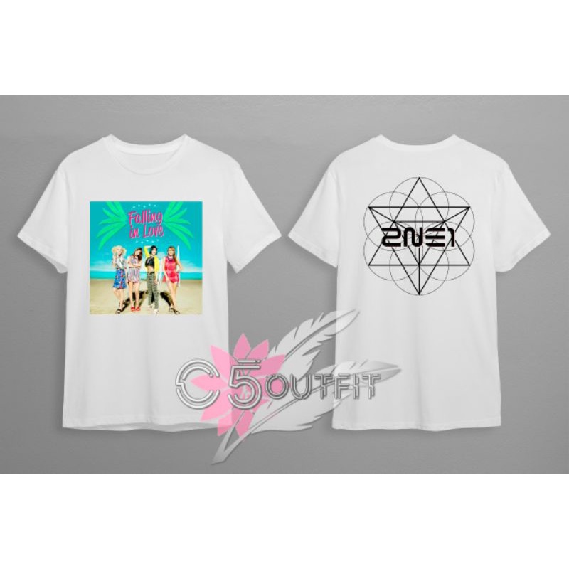 KAOA 2NE1 FALLING IN LOVE KATUN COMBED 30S baju 2ne1