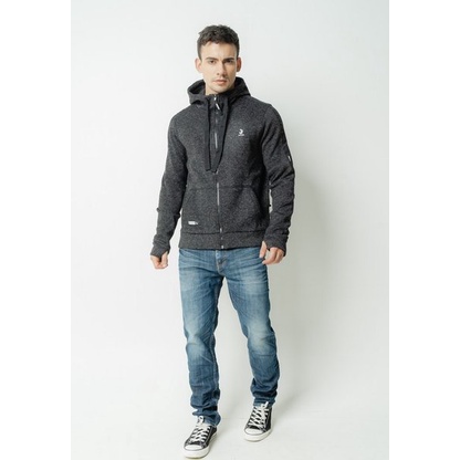Jaket 3Second Hoodie Men Jacket 051121 | Tucker jaket pria cargo katun kaos canvas outdoor outer bas