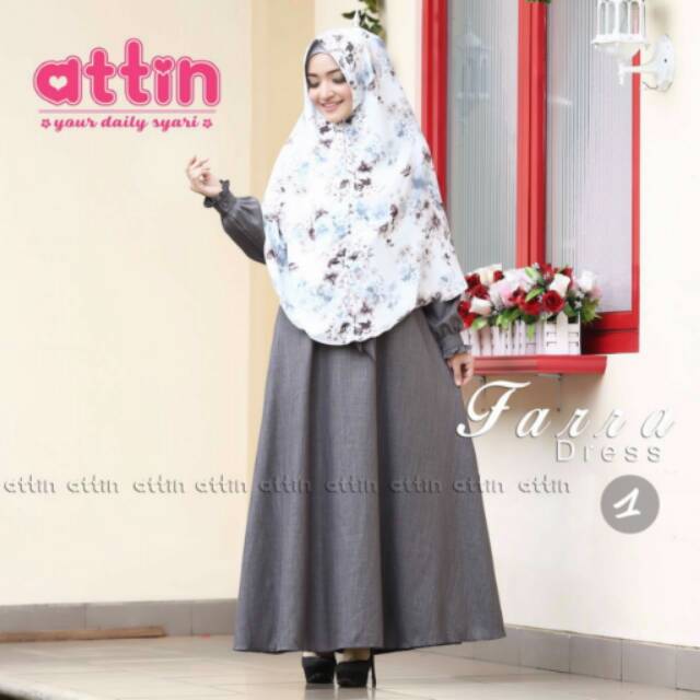 Gamis busui polos linen