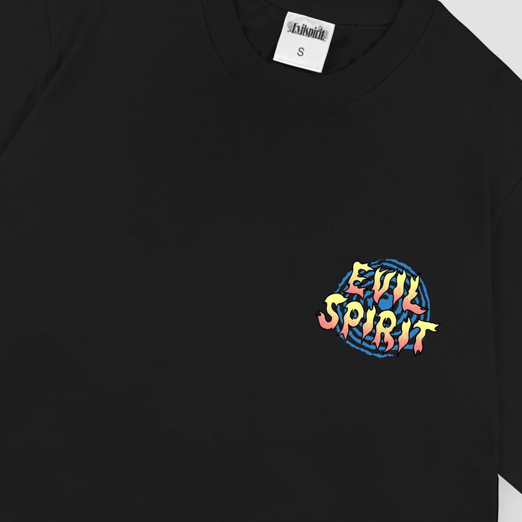 EVILSPIRIT KAOS OVERSIZE HEAVYWEIGHT 16S - CIRCLE BLACK UNISEX