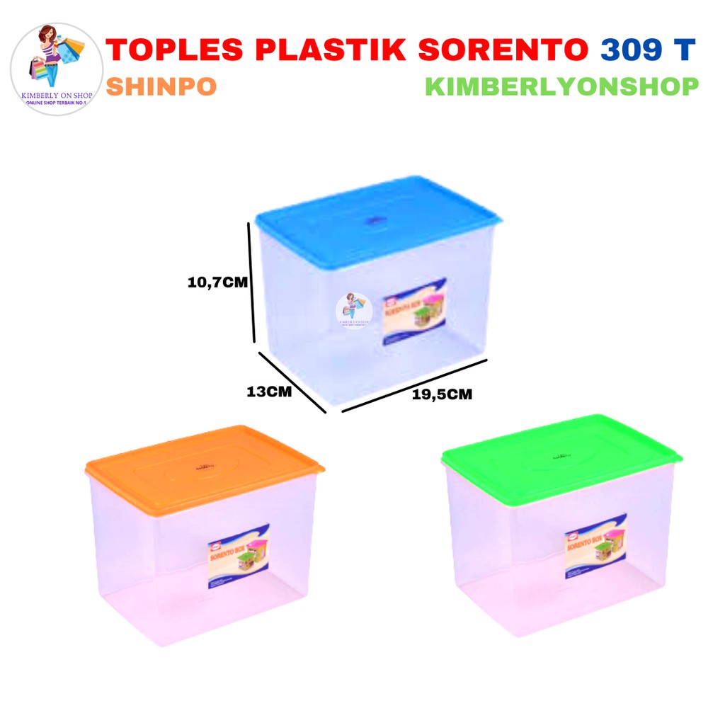 Toples plastik / Sealware Segi Sorento 2,25 Liter 309T Shinpo