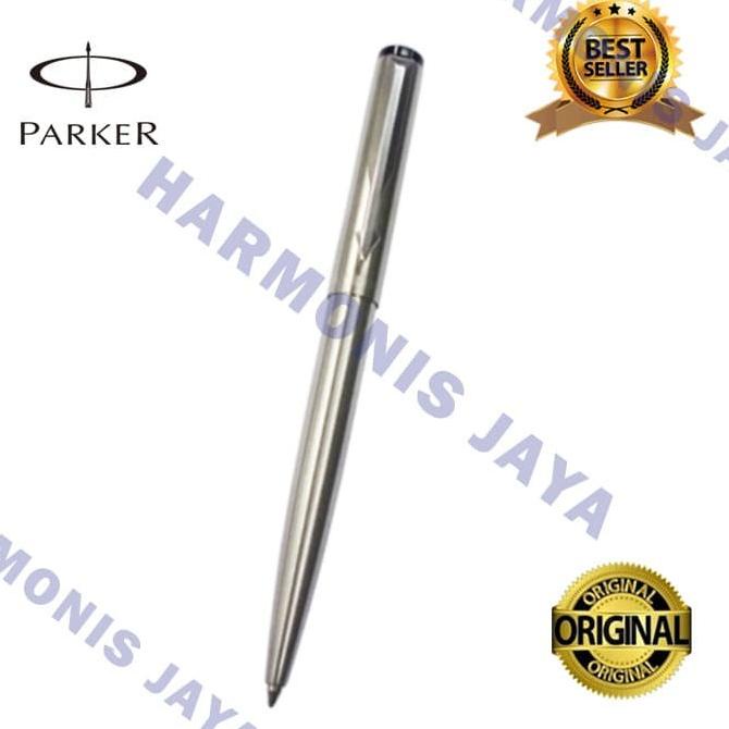 

Pulpen Parker Vector Stainless Steel Ballpoint Original