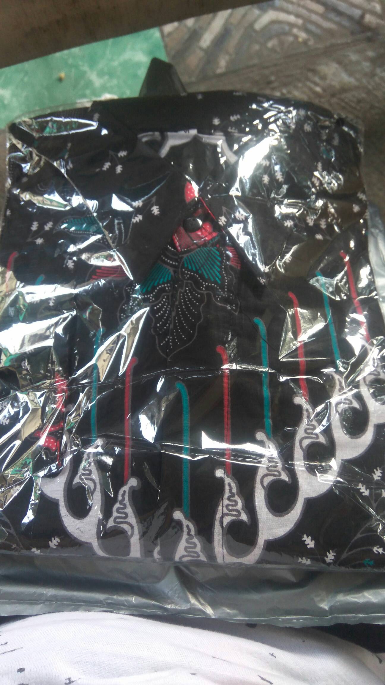 Kemeja Batik Pria Lengan Panjang M L Xl Xxl