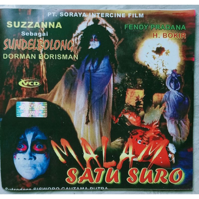 vcd original SUZANNA MALAM SATU SURO