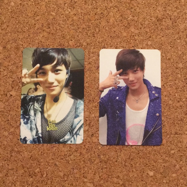 EXO KAI MAMA A & B PHOTOCARD
