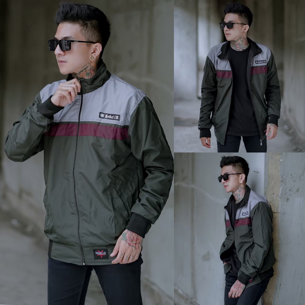 Jaket Sensei Combi Zipper Premium Pria &amp; Wanita | Original REBEL ID | Dhea Fashion