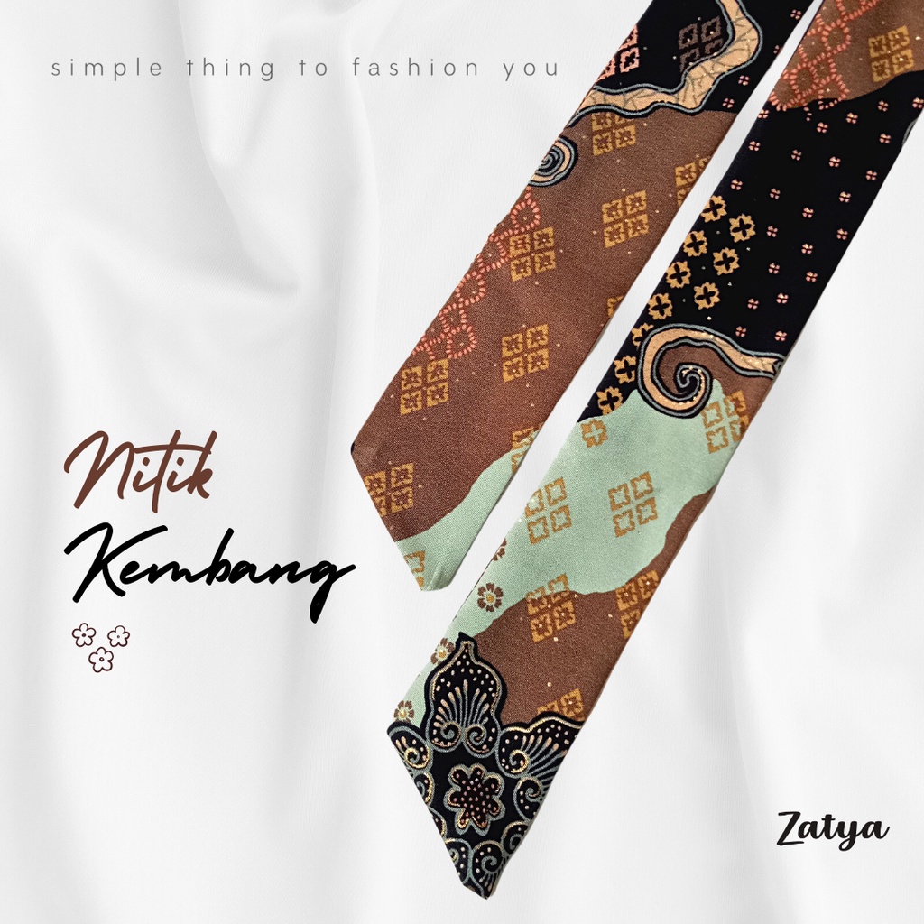 Twilly Batik Scarf by Zatya-Nitik Kembang