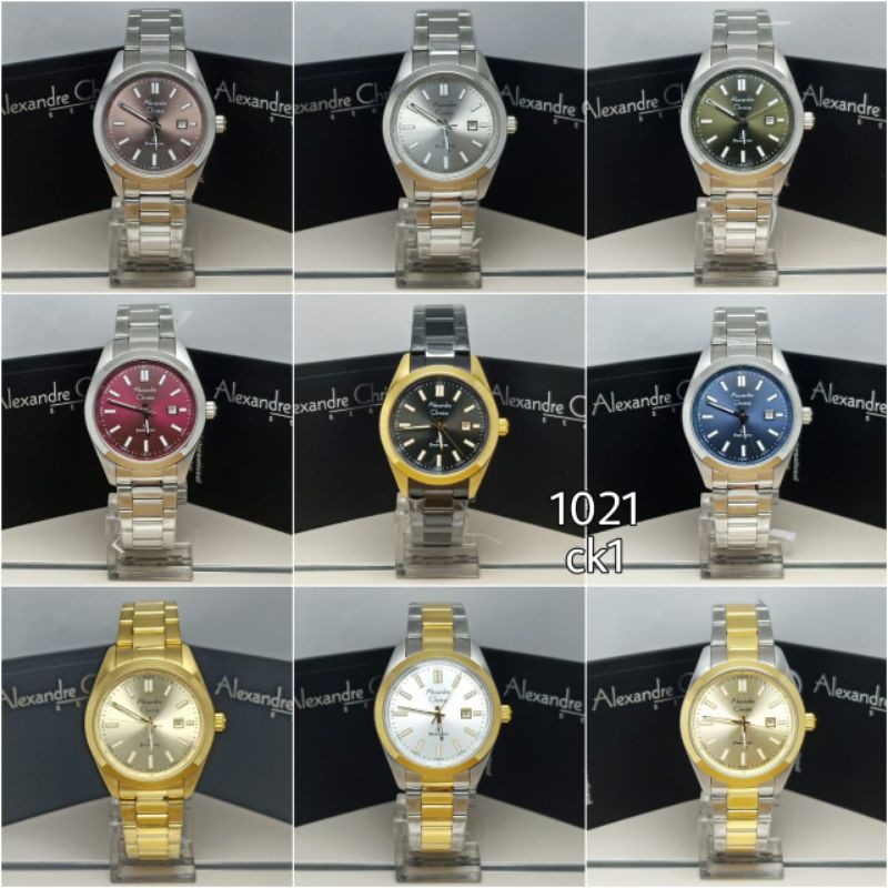 Jam Tangan Pria / Wanita Alexandre Christie AC1021MD 1021 ORIGINAL BERGARANSI RESMI