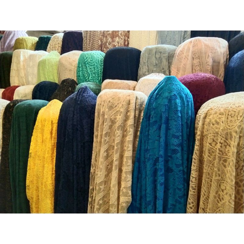 Brukat katun/Brukat -harga per1/2 mtr