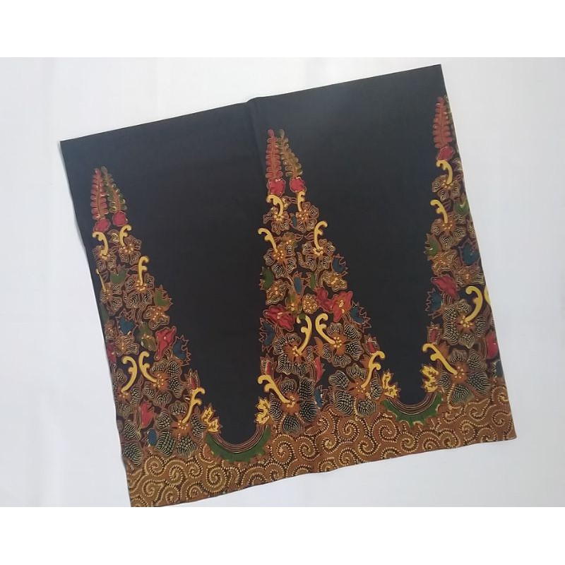 Kain jarik batik sogan solo colet warna bon suwung