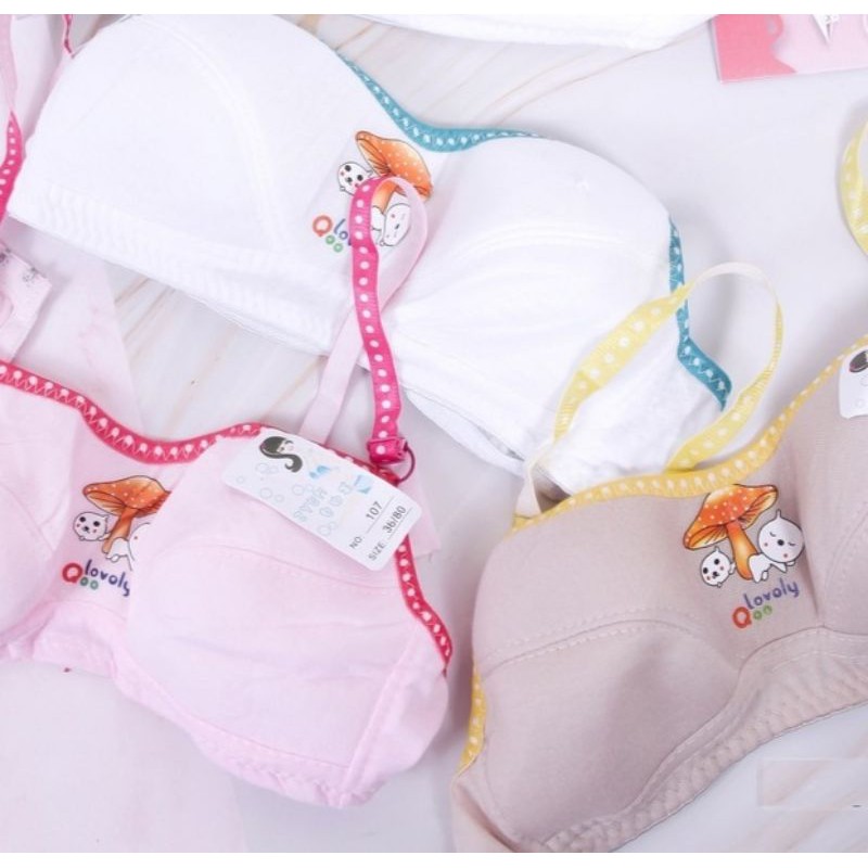 Miniset Bra Remaja SMP Size 32 - 36 TANPA KAWAT sport bra remaja SMP SMA Miniset bra SMP SMA