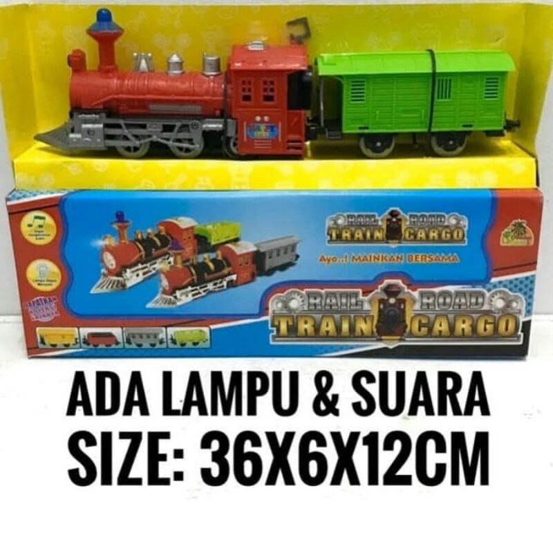 PROMO RDR076 Kereta Api  Train RC Kereta Api Robot Train Mainan Anak Remote Control Remot Murah