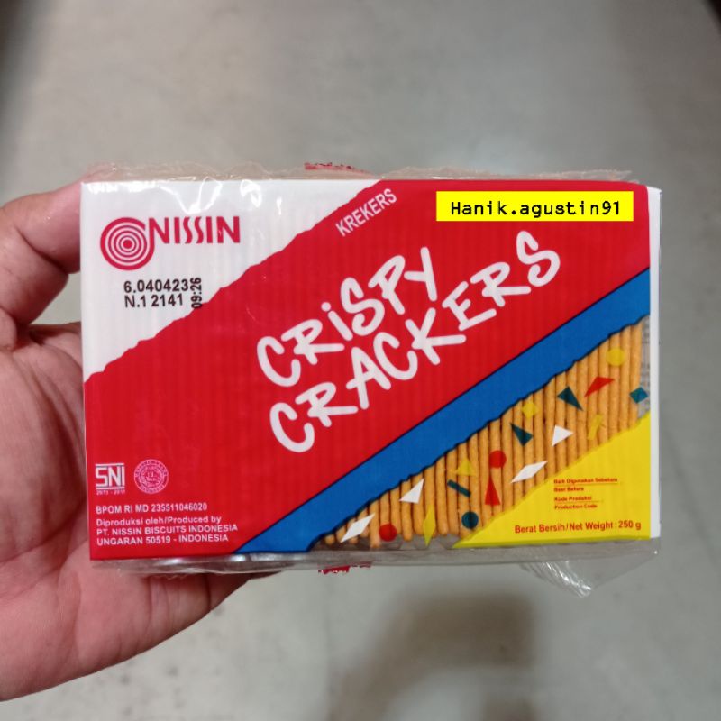 

Nissin Crispy Crackers 225 gram