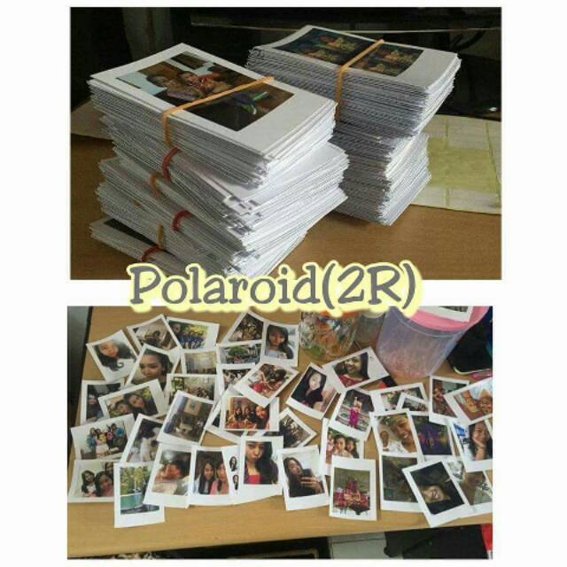 Jasa cetak foto polaroid uk 2R 30foto 35.000