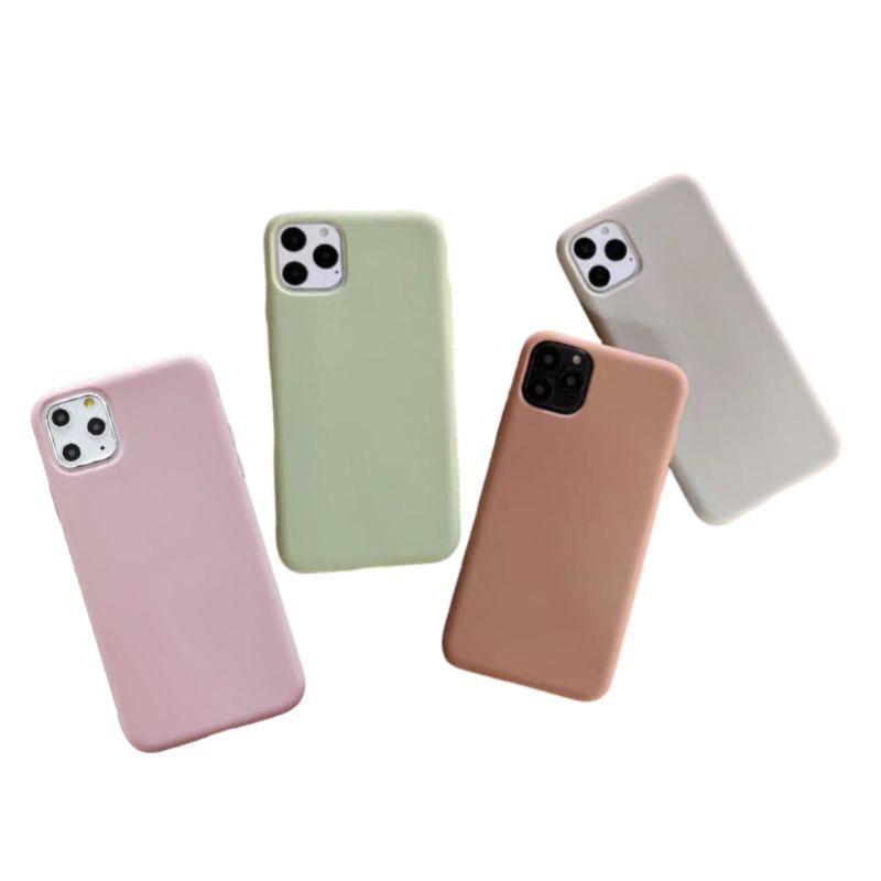 Soft Case Pastel Oppo A55 A54 A16 A15 A15s A3s A5s A7 A12 A11k A33 A53 A5 A9 2020 Vivo Y12s Y20 Y20s Y21 Y21s Y33s