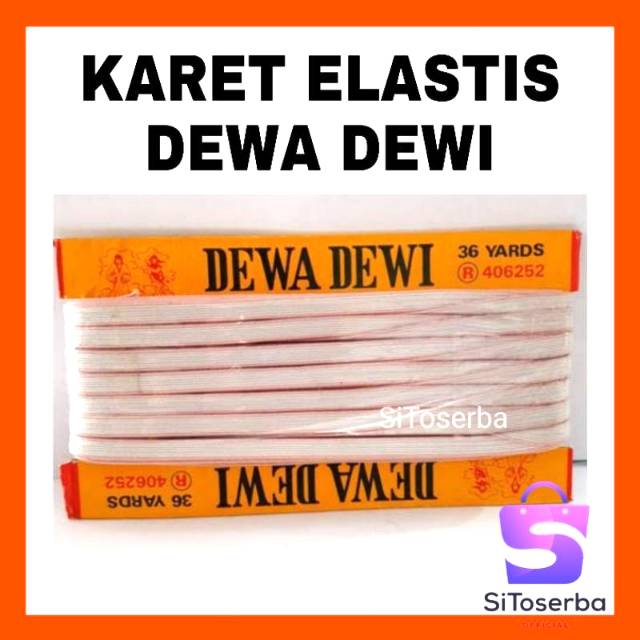 KARET ELASTIS DEWA DEWI - KOLOR ELASTIC - TALI MASKER