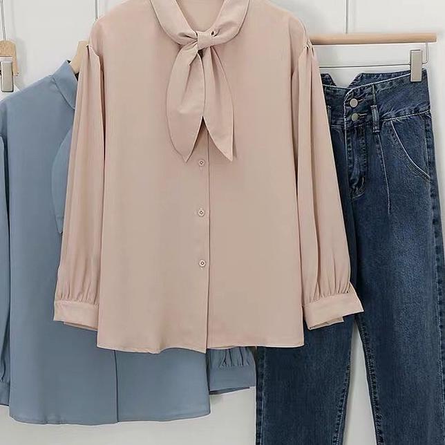 ‼️ COD - Osela Blouse Kemeja Korean Premium Fashion Baju Atasan Blus Long Shirt Remaja Wanita Muslim