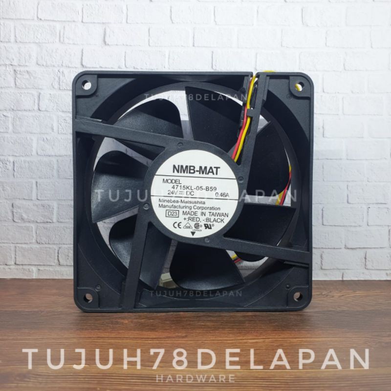 Fan NMB-MAT 4715KL-05-B59 12CM 24VDC