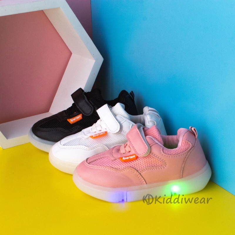 (HZ)❤️(COD) Sepatu led Casual anak HZK08