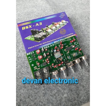 Jual kit tone control BSX-A3 - kit digital echo mic setereo  tone control BSX-A3 - kit tone control 