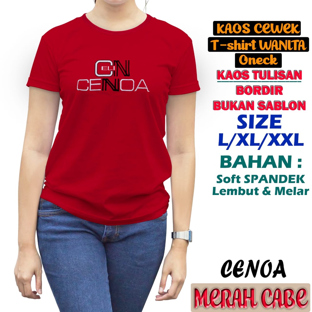 atasan bordir lengan pendek kaos bordir wanita atasan