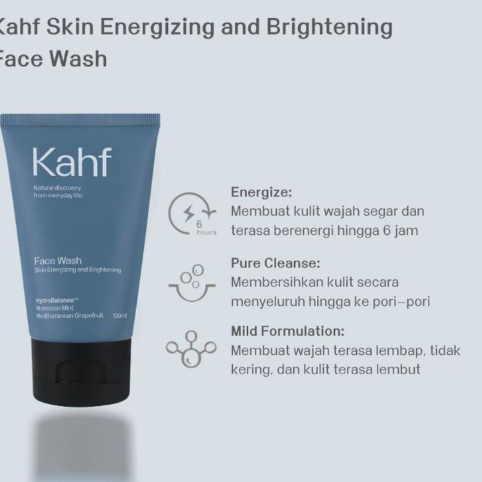 Recomend - KAHF Face Wash Skincare Pria Halal BPOM Kahf Sunscreen Khaf Face wash Skincare Cowok Kafh