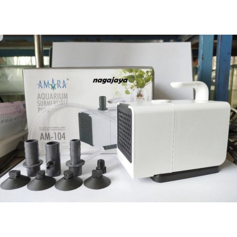 Pompa celup aquarium Amara AM 104 filter air aquarium pompa celup amara am 104
