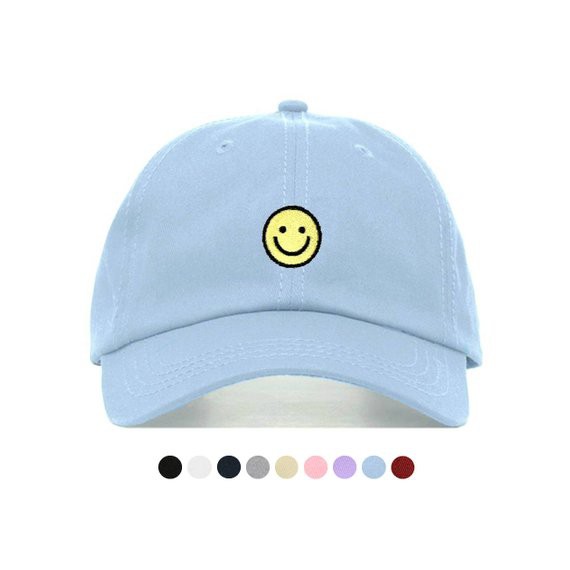 TOPI BASEBALL CAP SMILE EMOJI TERSENYUM