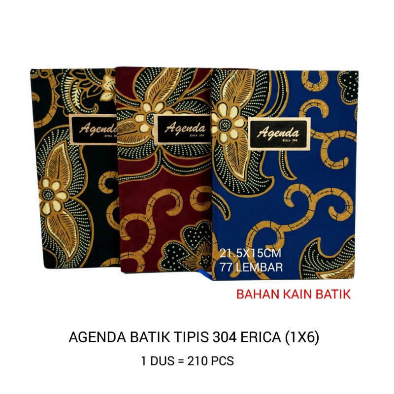 

Buku Agenda Kerja Batik Erica 304