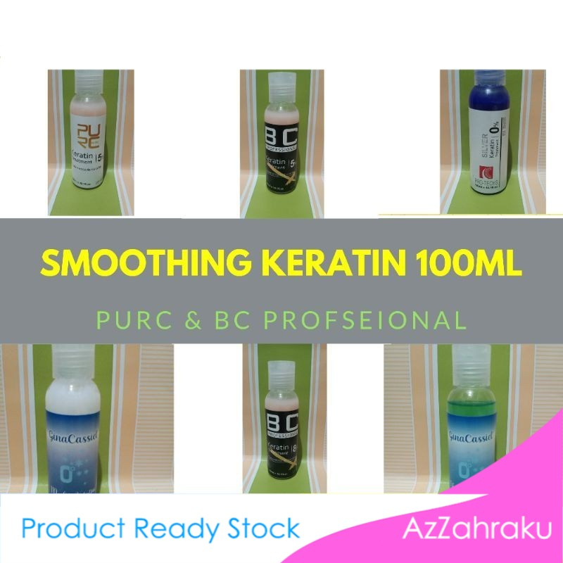 {COD} Smoothing Keratin Treatment Brazillian Purc & BC 100ml Masker Keratin Toko Kecantikan