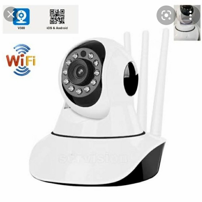 Camera cctv 3 Antena WiFi wireless v380 MURAH MEDAN FS