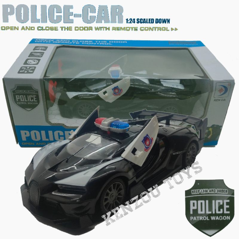 Rc Polisi Car Buka Tutup Pintu Dengan Remot Skala 1:24