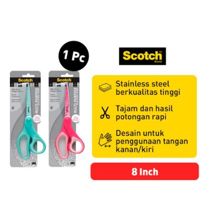 3M Scotch Gunting Serbaguna Aman dan Egronomis 8”, 1428-PA