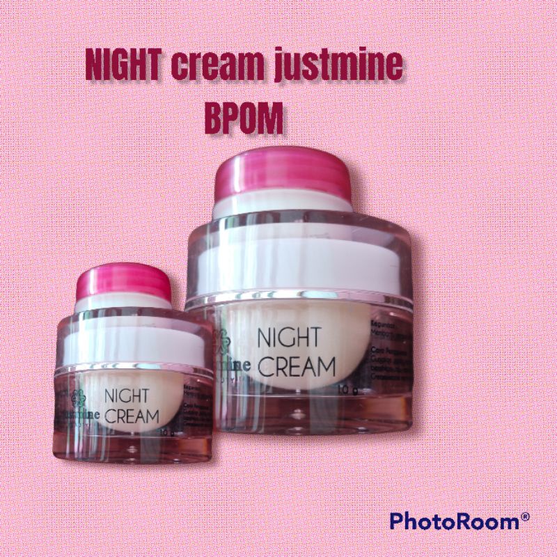 NIGHT CREAM SKINCARE JUSTMINE BPOM/FORTE COD