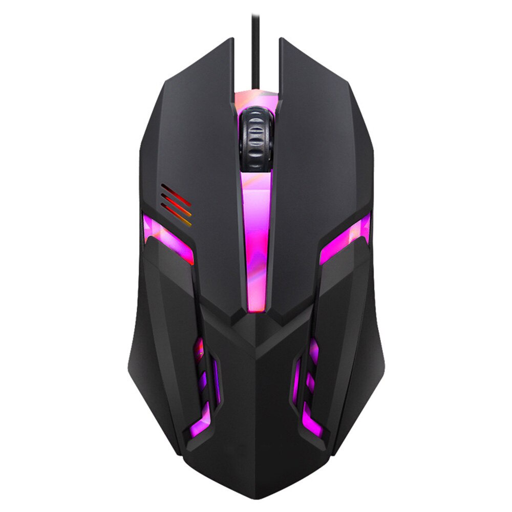 Mouse Gaming Ergonomik Kabel USB Dengan Backlight LED 7 Warna