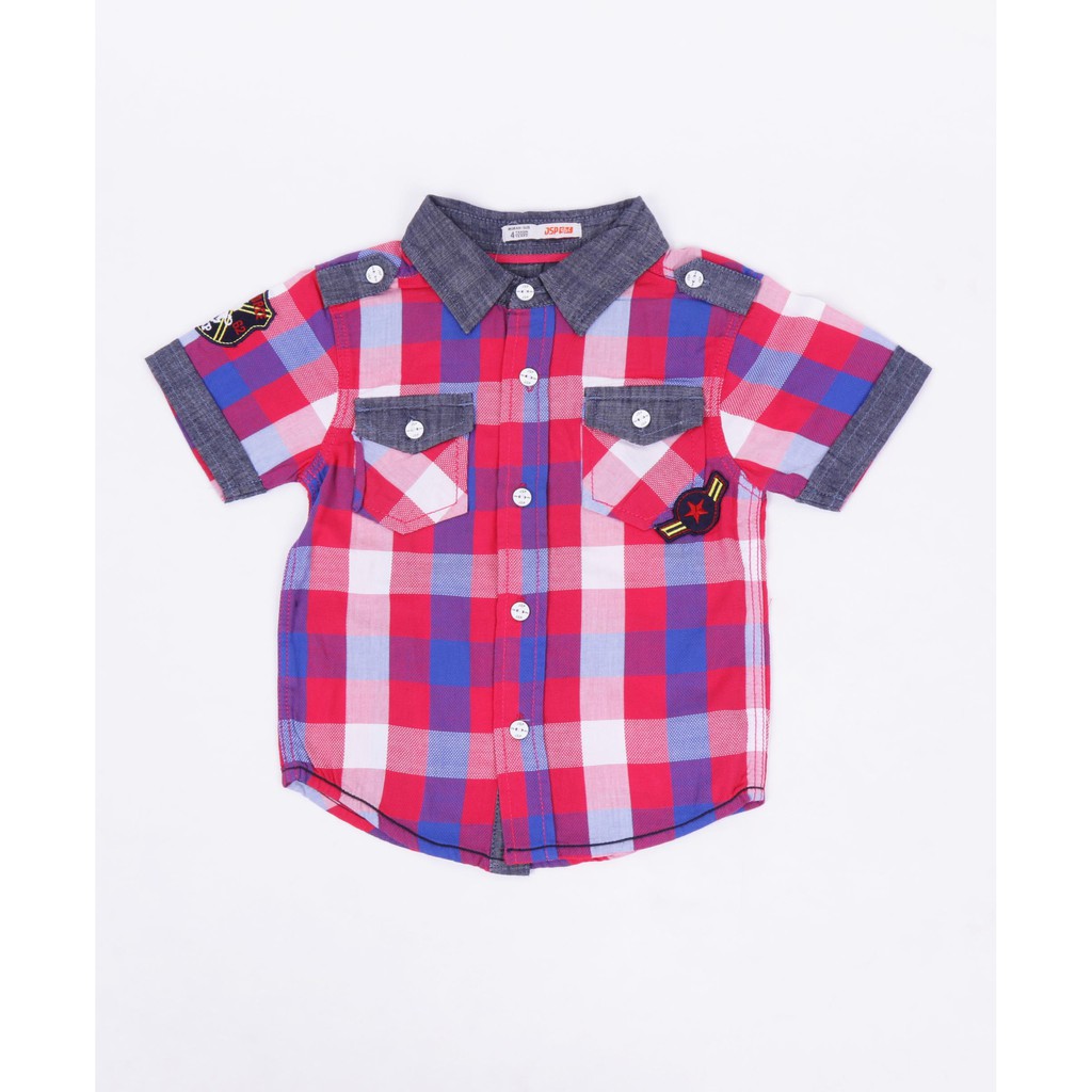 Jsp962 Kemeja  Anak  Casual Shirt 24 Laki  laki  4 14 