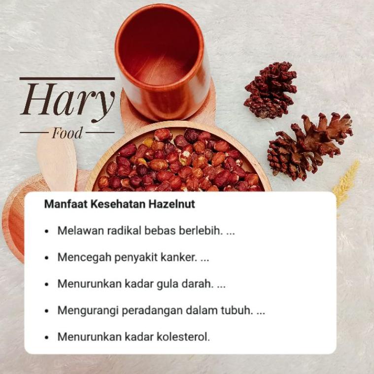 

[PRODUK CJ7QK] 1kg Kacang Hazelnut (Mentah) S9D