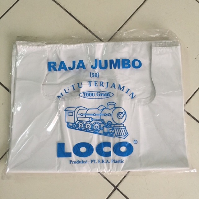 Kantong Plastik Kresek Loco Putih Jumbo uk 50 Shopee Kantong Plastik Kresek Loco Putih Jumbo uk 50 Shopee