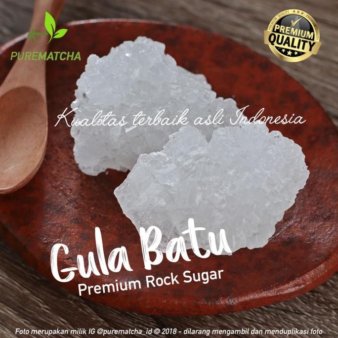 

Gula Batu Alami PUTIH 1kg Murni Premium White Natural Rock Pure Sugar