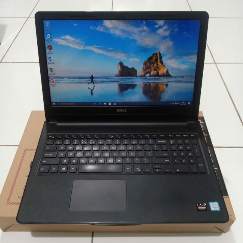 Laptop Dell Inspiron 15  Cor i3-6006U Dualvga Amd Radeon R5 M330 2GB Ram 4GB HDD 1TB Layar 15 inch Gaming Editing Ok, Lengkap, Mulus,