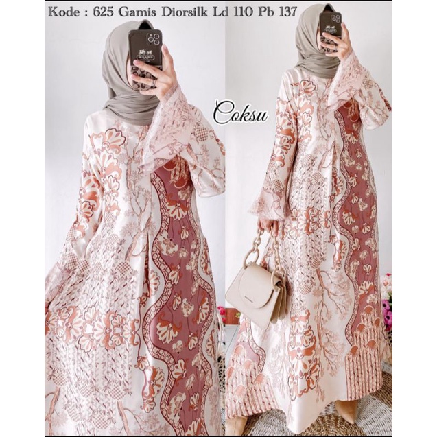 Gamis Ribyka ORI terbaru Diorsilk