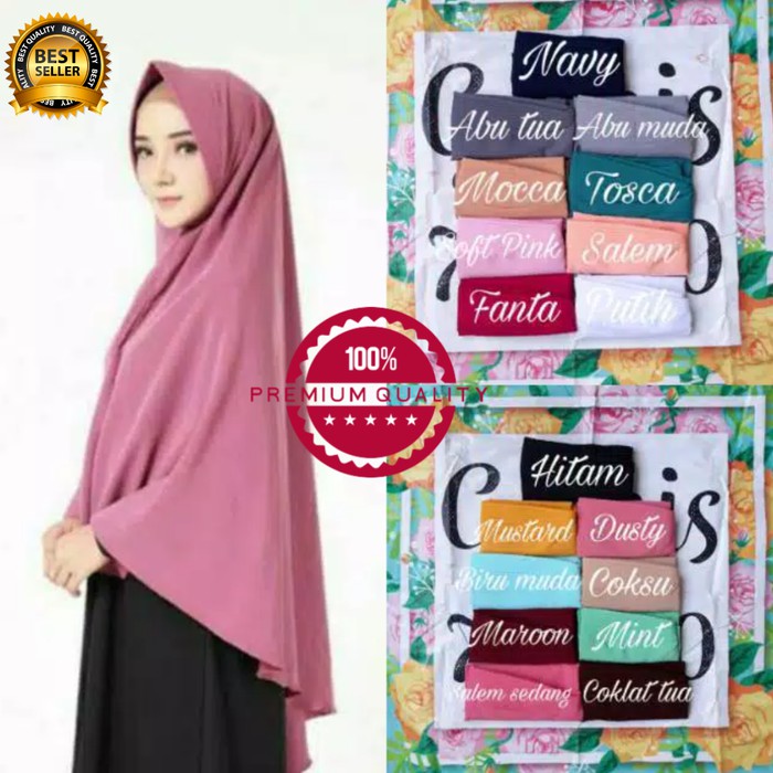 JERSEY JUMBO PET ANTEM JILBAB HIJAB KHIMAR INSTANT _hijab instant