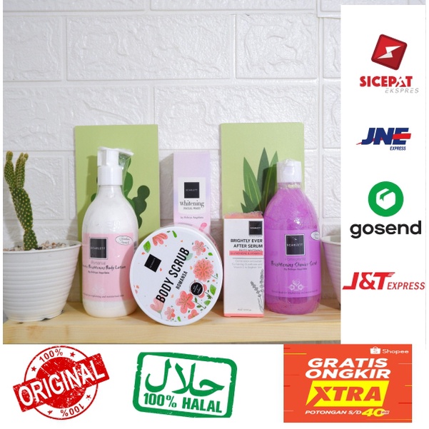 Paket Scarlett Whitening/ Paket Pemutih Badan