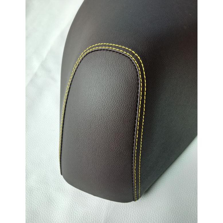 ♥️BISA COD♥️ Sarung kulit jok sadel motor Honda Scoopy FI dan karbu Original Hitam Coklat