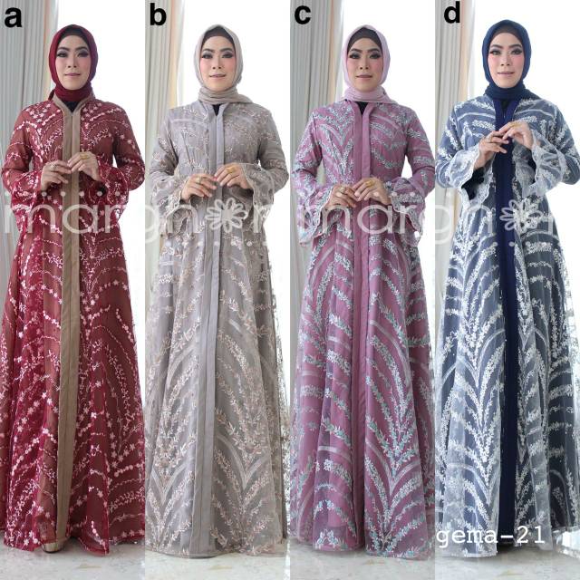 Gema 21 By Marghon~ gamis original branded murah