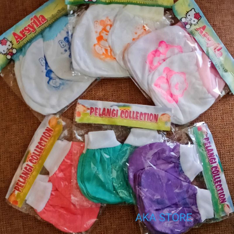 Sarung tangan dan kaki bayi 1 set murah