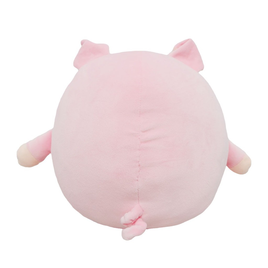 Boneka pig ball warna pink babi bola bulat yang memiliki ekspresi lucu sehingga cocok untuk kado ulang tahun anak-istana boneka