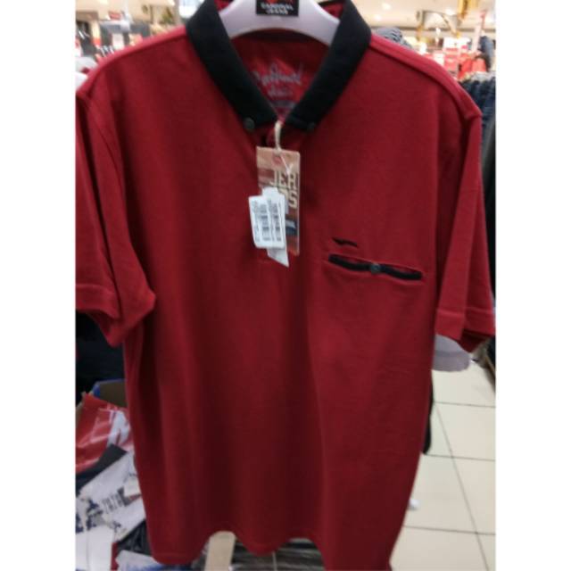 Cardinal jeans original mens polo shirt CAPAI00239P 11A Kaos kerah pria lengan pendek berkantong mer