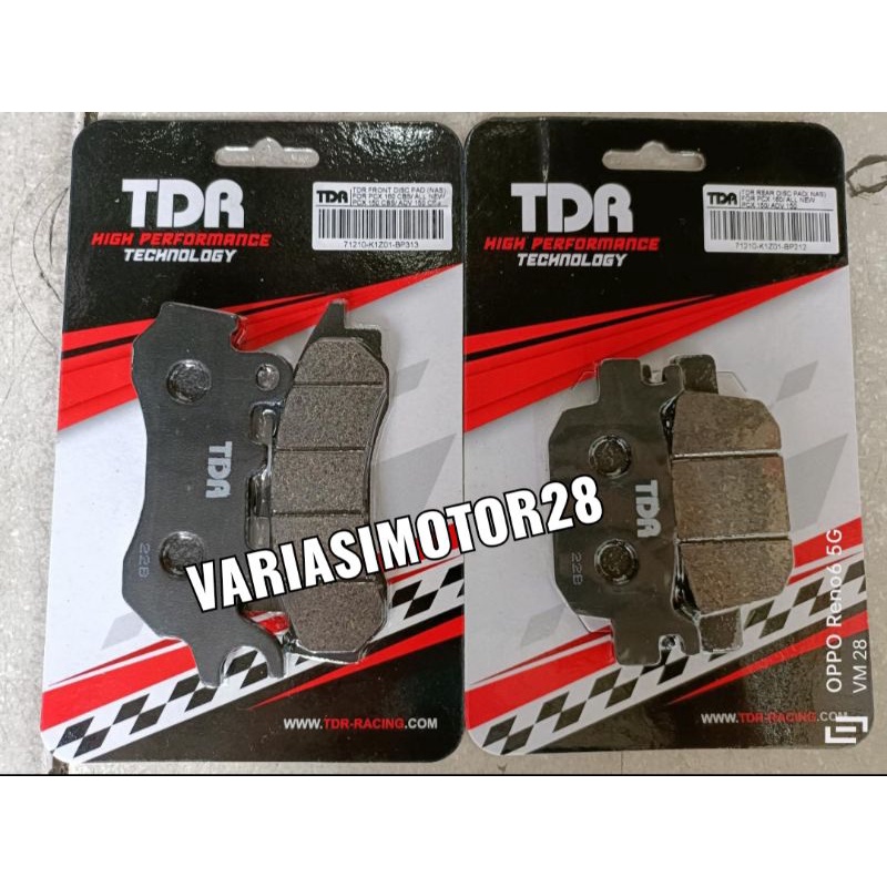 TDR KAMPAS REM DISC BRAKE HONDA PCX 160/PCX 150/ADV 150 CBS ORI THAILAND TDR