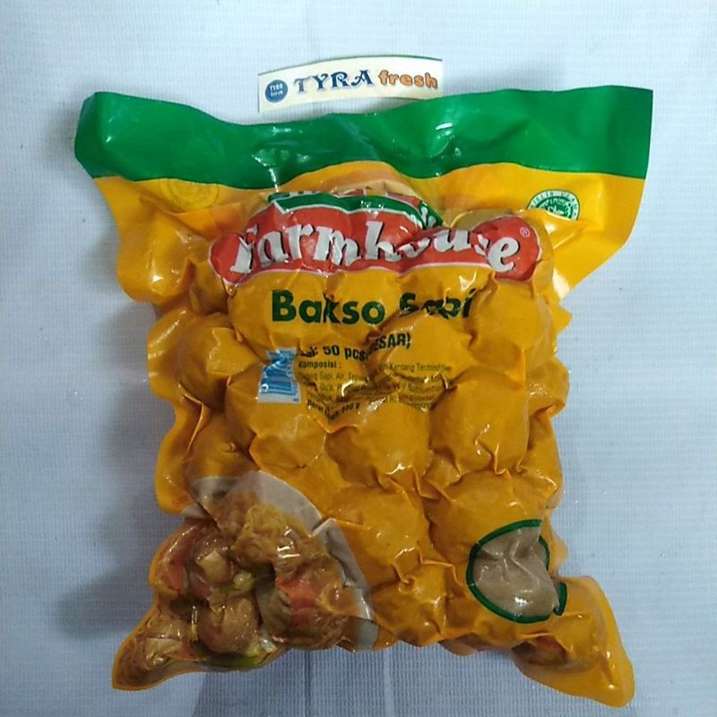 Farmhouse Bakso Sapi 680gr isi 50pcs
